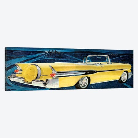 1957 Pontiac Magazine Advert Detail Canvas Print #TAA459} by The Advertising Archives Canvas Art