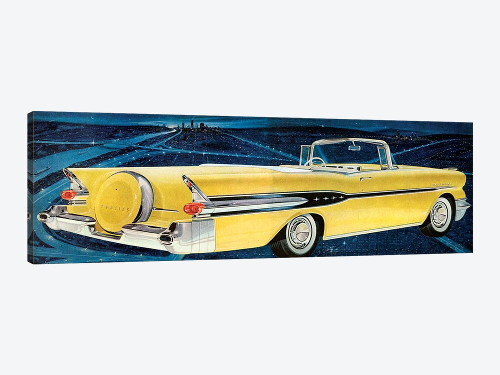1957 Pontiac Magazine Advert Detail by The Advertising Archives 1-piece Canvas Wall Art