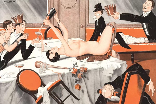 The Advertising Archives: 1920s Le Sourire II Cover by The Advertising Archives