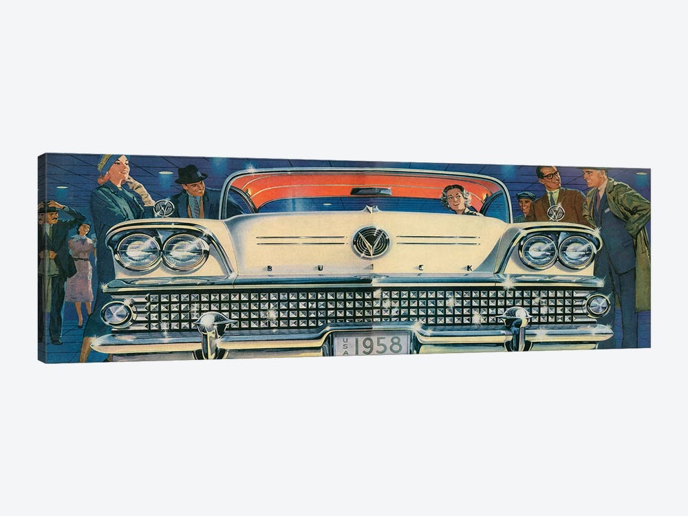 1958 Buick Magazine Advert by The Advertising Archives 1-piece Canvas Wall Art