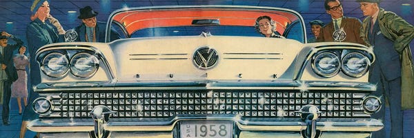 Magazines: 1958 Buick Magazine Advert by The Advertising Archives