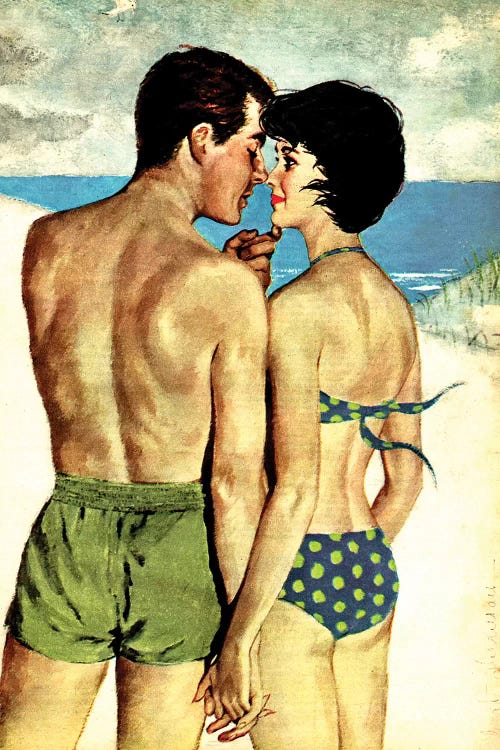 1961  Romance Holidays Magazine Plate by The Advertising Archives wall art