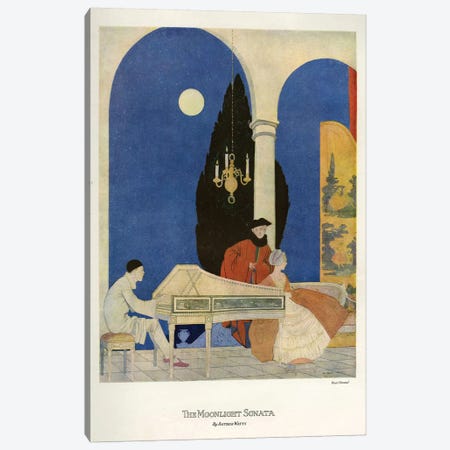 1920s The Moonlight Sonata Magazine Plate Canvas Print #TAA46} by The Advertising Archives Canvas Wall Art