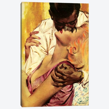 1961 UK Romance Magazine Plate Canvas Print #TAA470} by Oliver Brabbins Canvas Wall Art