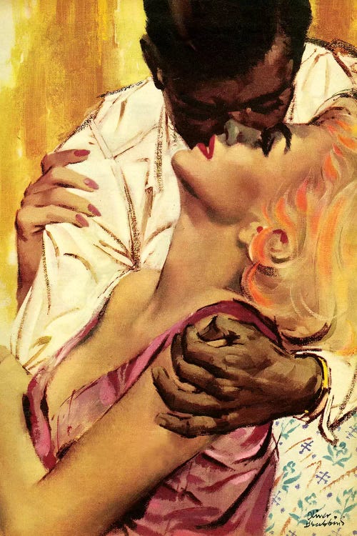 1961 UK Romance Magazine Plate by Oliver Brabbins wall art