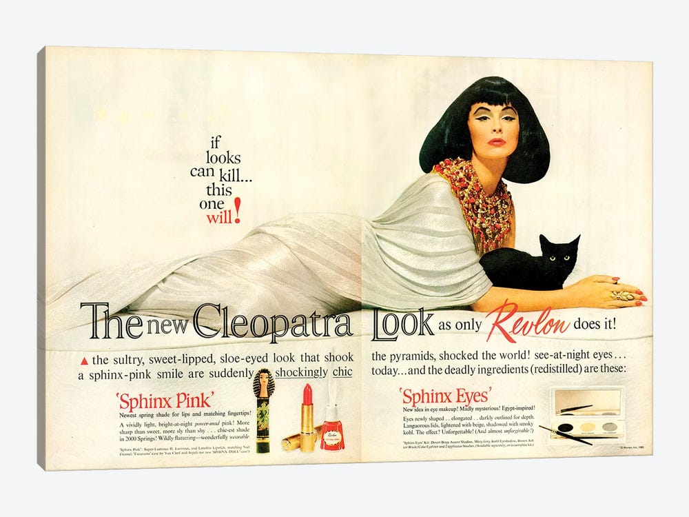 1962 Revlon Cosmetics Magazine Advert by The Advertising Archives 1-piece Canvas Wall Art