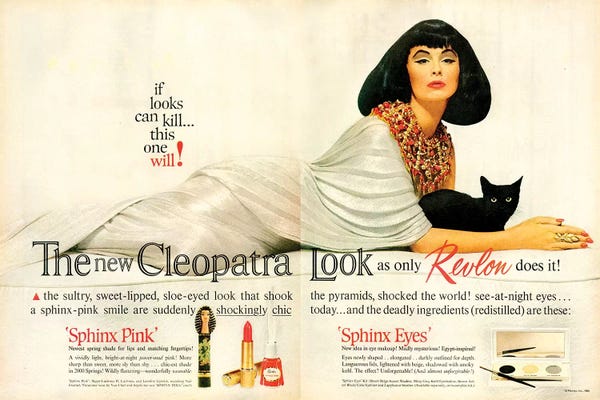 Magazines: 1962 Revlon Cosmetics Magazine Advert by The Advertising Archives