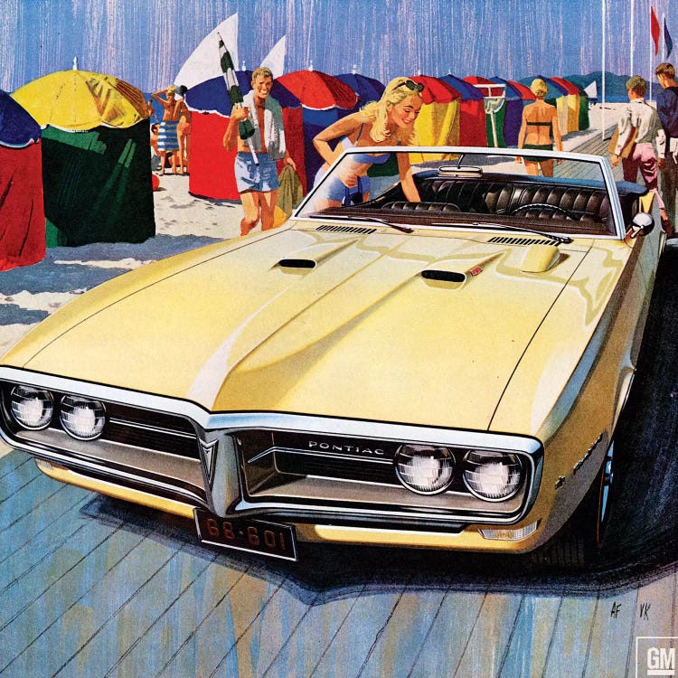 1968 Pontiac Magazine Advert Detail by The Advertising Archives wall art