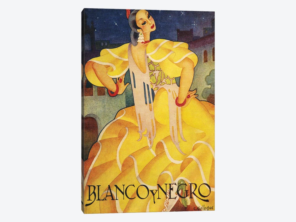 Blanco y Negro Magaine Cover by The Advertising Archives 1-piece Canvas Artwork