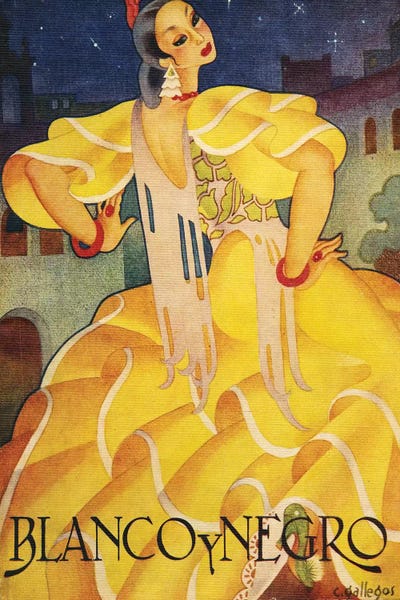 The Advertising Archives: Blanco y Negro Magaine Cover by The Advertising Archives