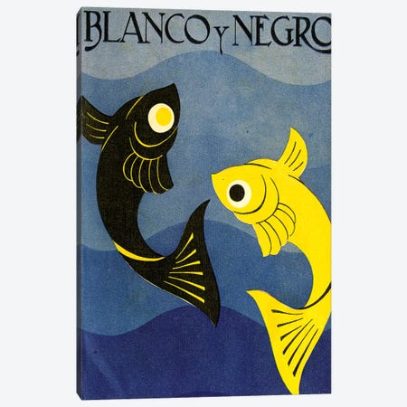 Blanco y Negro Magaine Cover Canvas Print #TAA476} by The Advertising Archives Canvas Art Print