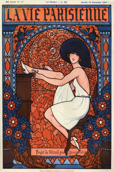 The Advertising Archives: 1921 La Vie Parisienne II Cover by The Advertising Archives