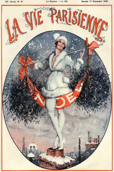 1921 La Vie Parisienne Magazine - Art Print | The Advertising Archives