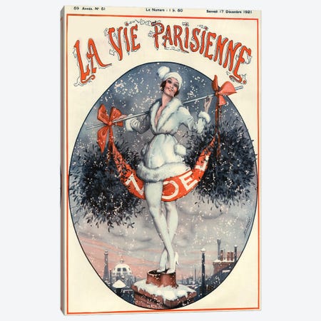 1921 La Vie Parisienne Magazine Cover Canvas Print #TAA49} by The Advertising Archives Art Print