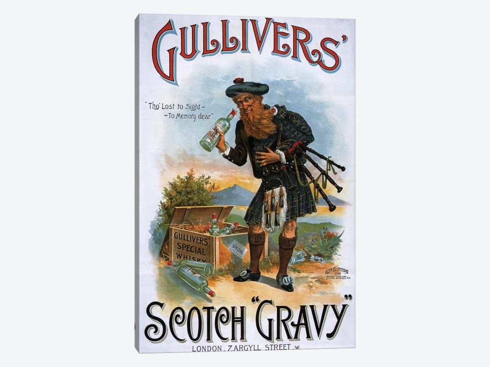 1899 Gulliver's Whisky Advert by The Advertising Archives 1-piece Canvas Print