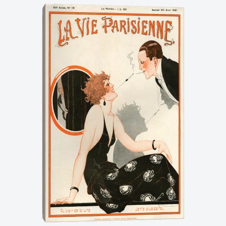 1921 La Vie Parisienne Magazine Cover Canvas Print #TAA52} by The Advertising Archives Canvas Artwork