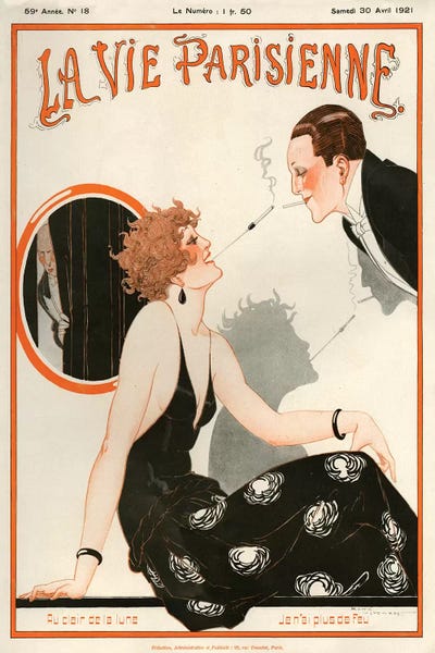 Art Deco: 1921 La Vie Parisienne VI Cover by The Advertising Archives