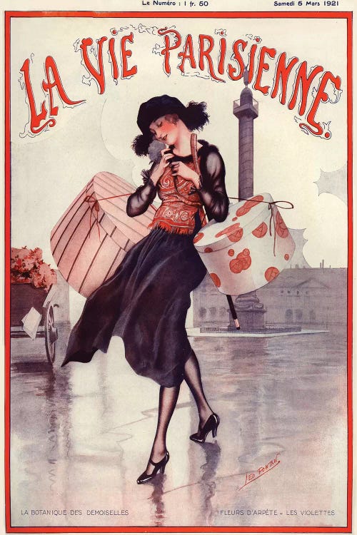 1921 La Vie Parisienne Magazine Cover