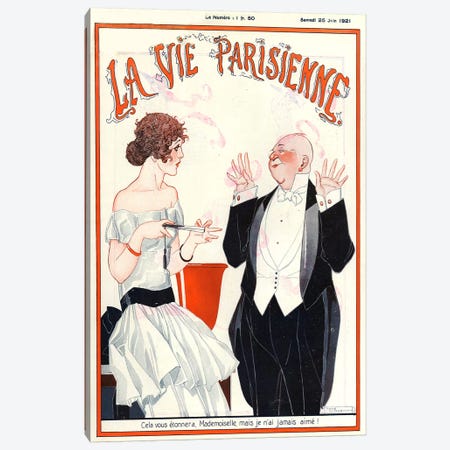 1921 La Vie Parisienne Magazine Cover Canvas Print #TAA55} by The Advertising Archives Canvas Art Print