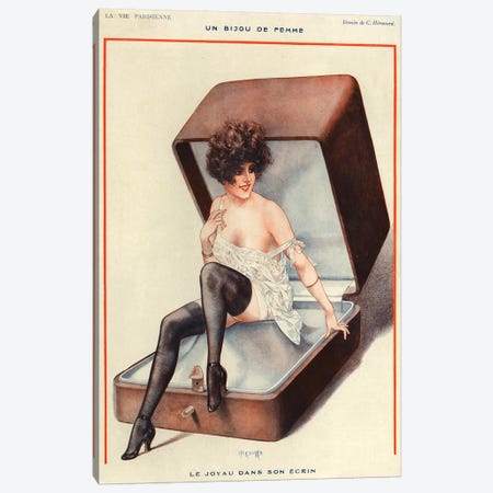 1921 La Vie Parisienne Magazine Plate Canvas Print #TAA56} by The Advertising Archives Art Print