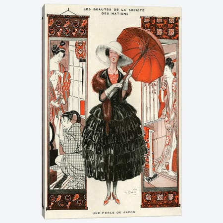 1921 La Vie Parisienne Magazine Plate Canvas Print #TAA58} by The Advertising Archives Canvas Art