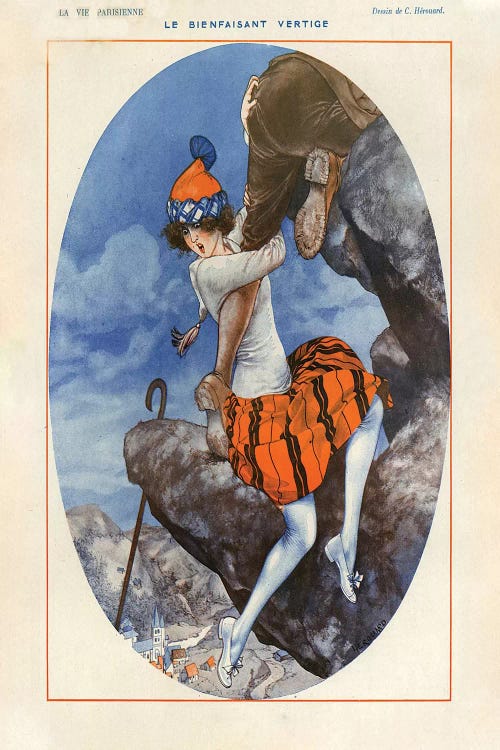 1921 La Vie Parisienne Magazine Plate