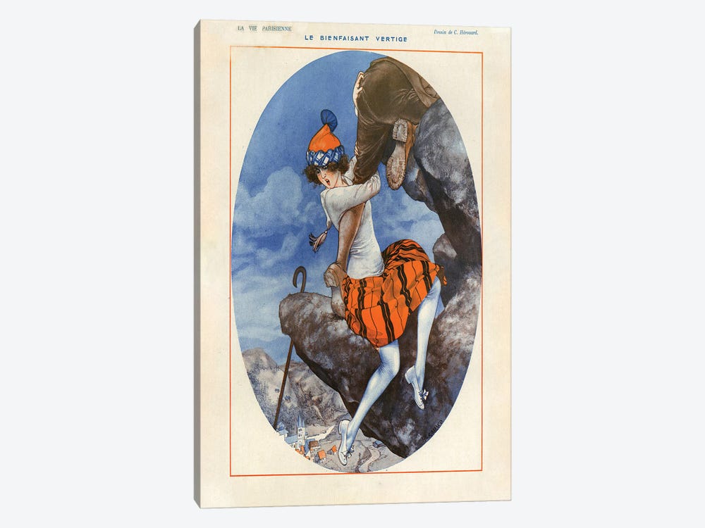 1921 La Vie Parisienne Magazine Plate by The Advertising Archives 1-piece Canvas Print