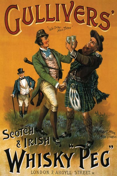 Vintage Kitchen Posters: 1899 Gulliver's 'Scotch Gravy' Advert by The Advertising Archives