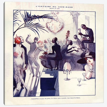 1921 La Vie Parisienne Magazine Plate Canvas Print #TAA60} by The Advertising Archives Canvas Print