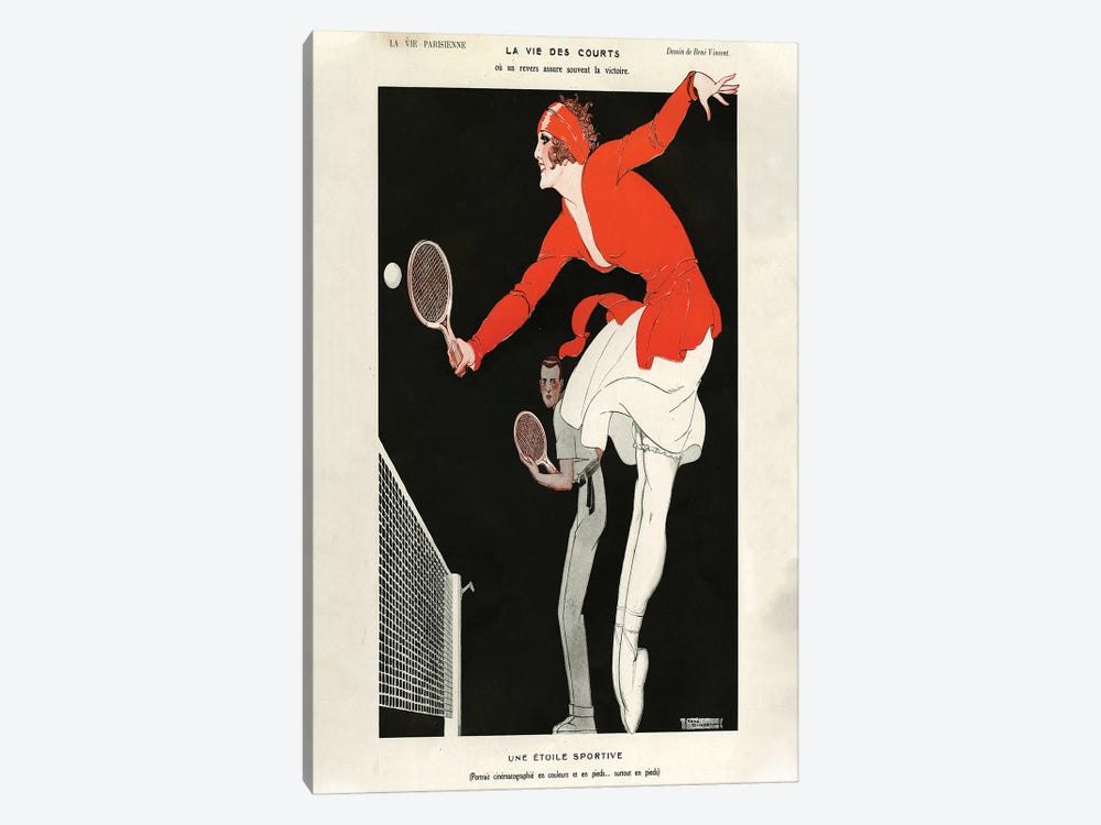 1921 La Vie Parisienne Magazine Plate by The Advertising Archives 1-piece Canvas Artwork