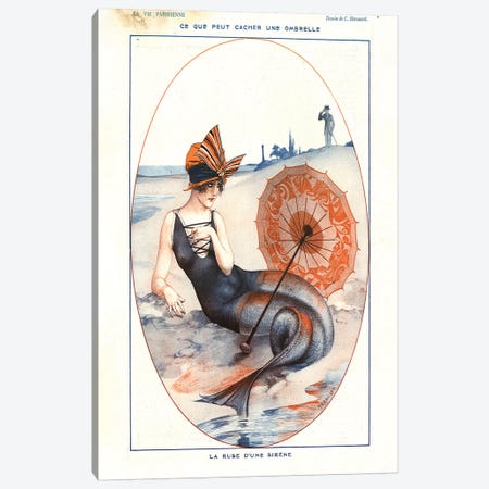 1921 La Vie Parisienne Magazine Plate Canvas Print #TAA62} by The Advertising Archives Canvas Print