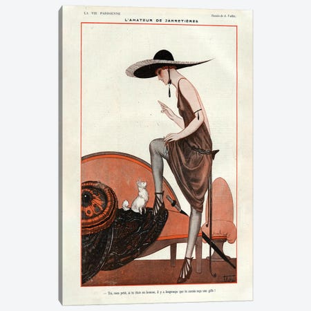 1922 La Vie Parisienne Magazine Plate Canvas Print #TAA67} by Armand Vallee Canvas Artwork