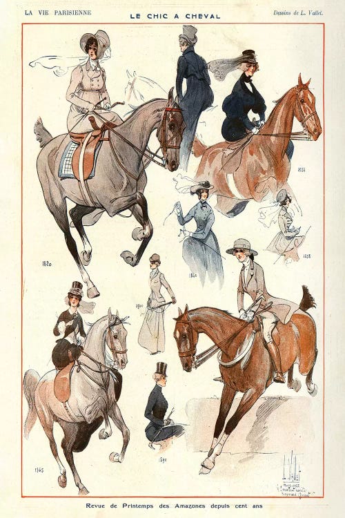 1922 La Vie Parisienne Magazine Plate