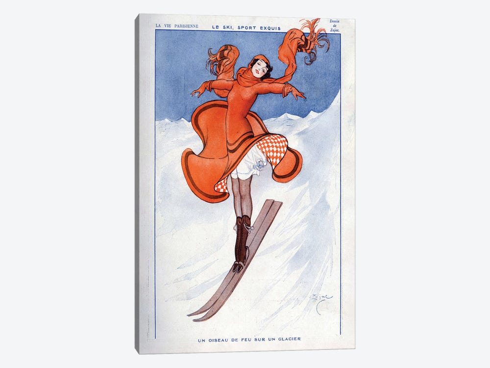 1922 La Vie Parisienne Magazine Plate by The Advertising Archives 1-piece Canvas Print