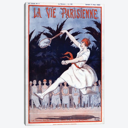 1923 La Vie Parisienne Magazine Cover Canvas Print #TAA72} by Armand Vallee Canvas Wall Art
