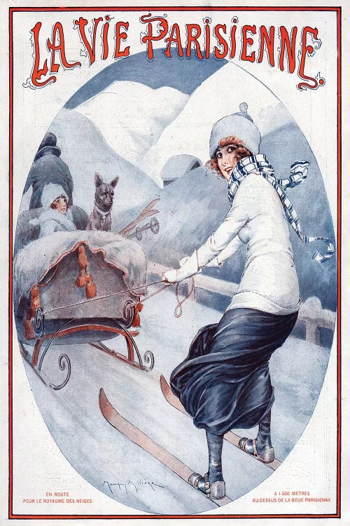 1923 La Vie Parisienne Magazine Cover