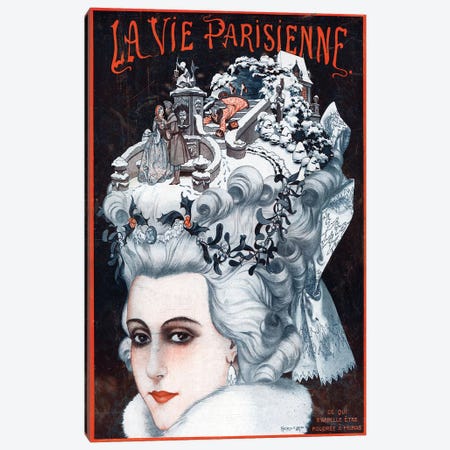 1923 La Vie Parisienne Magazine Cover Canvas Print #TAA77} by The Advertising Archives Canvas Print