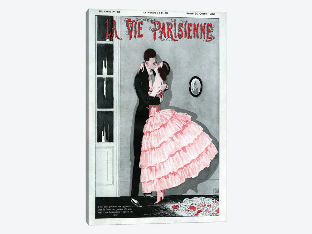 1923 La Vie Parisienne Magazine Cover by The Advertising Archives 1-piece Canvas Artwork
