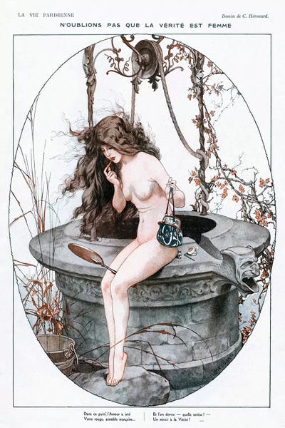 1910s La Vie Parisienne Magazine Plate by The Advertising Archives canvas print