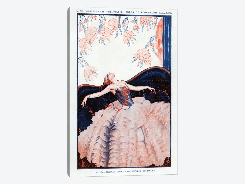 1923 La Vie Parisienne Magazine Plate by The Advertising Archives 1-piece Canvas Artwork