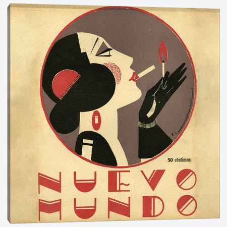 1923 Nuevo Mundo Magazine Cover Canvas Print #TAA87} by The Advertising Archives Canvas Artwork