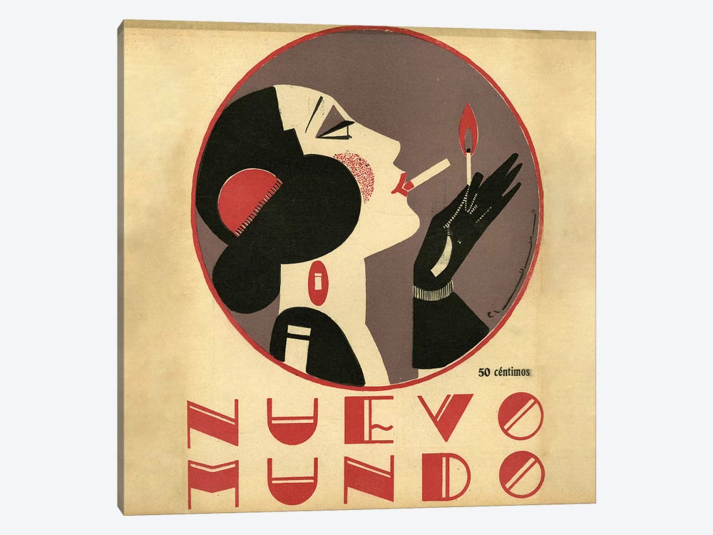 1923 Nuevo Mundo Magazine Cover by The Advertising Archives 1-piece Canvas Art