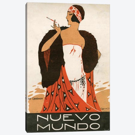 1923 Nuevo Mundo Magazine Cover Canvas Print #TAA88} by The Advertising Archives Canvas Art Print