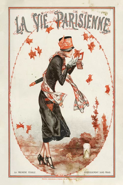 1924 La Vie Parisienne Magazine Cover