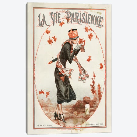 1924 La Vie Parisienne Magazine Cover Canvas Print #TAA90} by Cheri Herouard Canvas Wall Art
