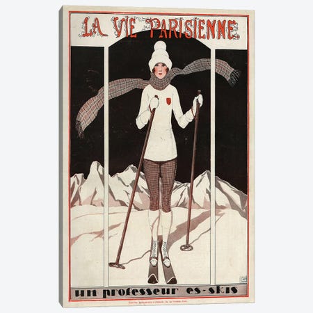 1924 La Vie Parisienne Magazine Cover Canvas Print #TAA92} by Georges Leonnec Canvas Wall Art