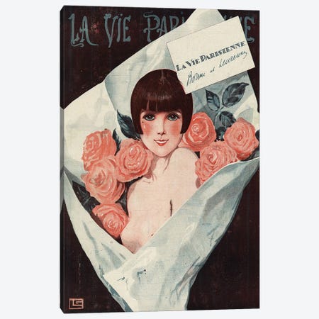 1924 La Vie Parisienne Magazine Cover Canvas Print #TAA93} by Georges Leonnec Canvas Wall Art