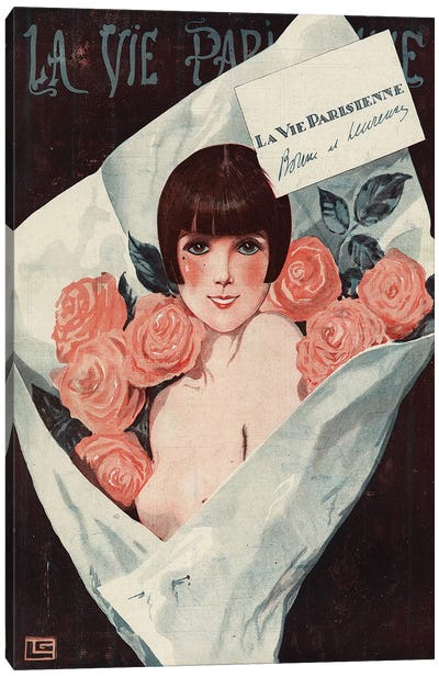 1924 La Vie Parisienne Magazine Cover Canvas Art Print