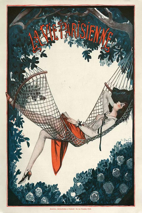 1924 La Vie Parisienne Magazine Cover