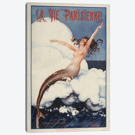1924 La Vie Parisienne Magazine Cover Canvas Print #TAA95} by Leo Fontan Art Print